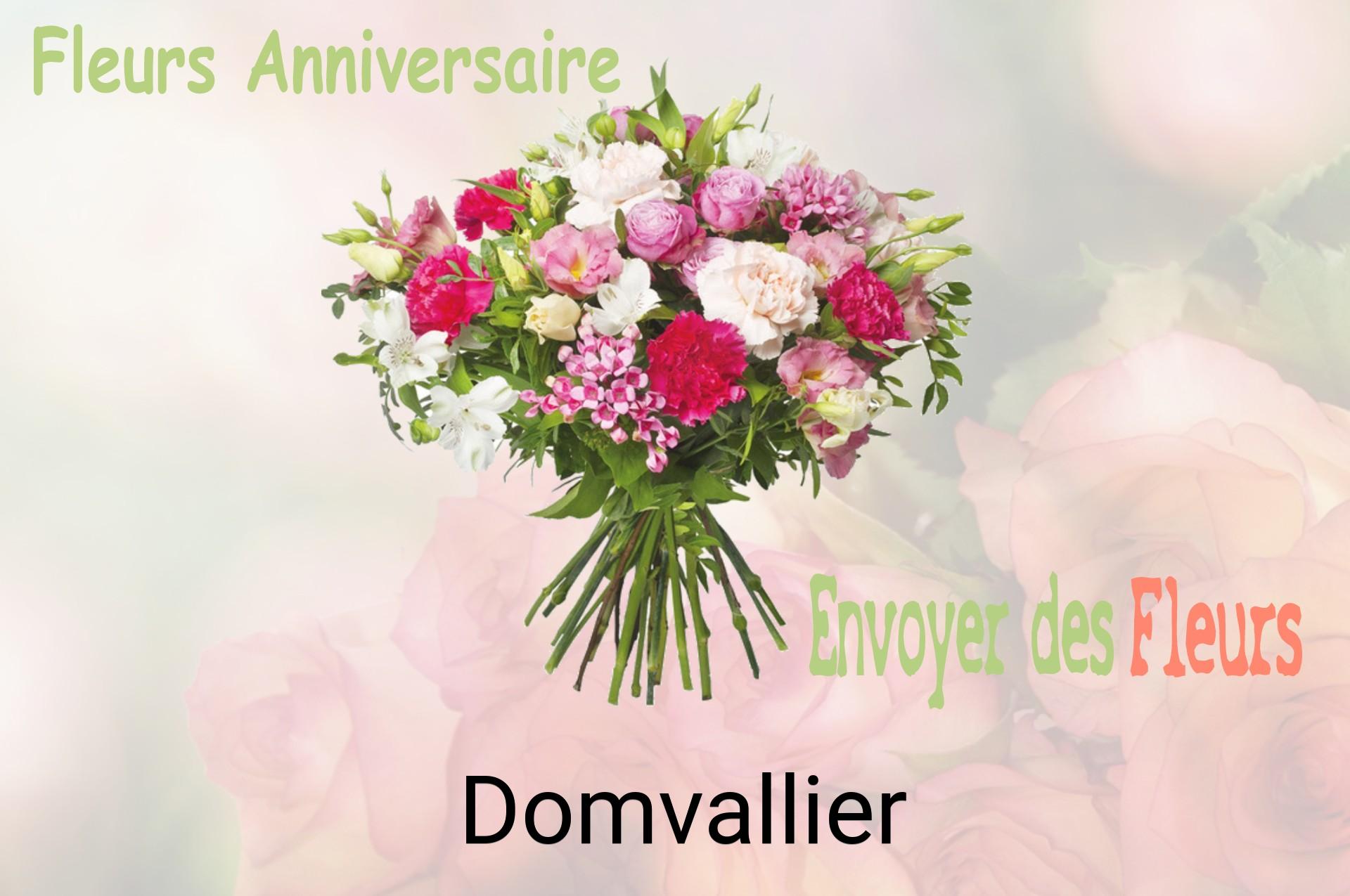 Bouquet de fleurs d’anniversaire livré à Domvallier